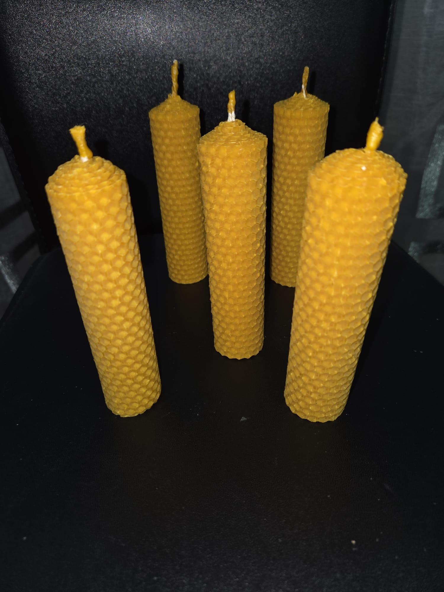 Velas de cera de abeja