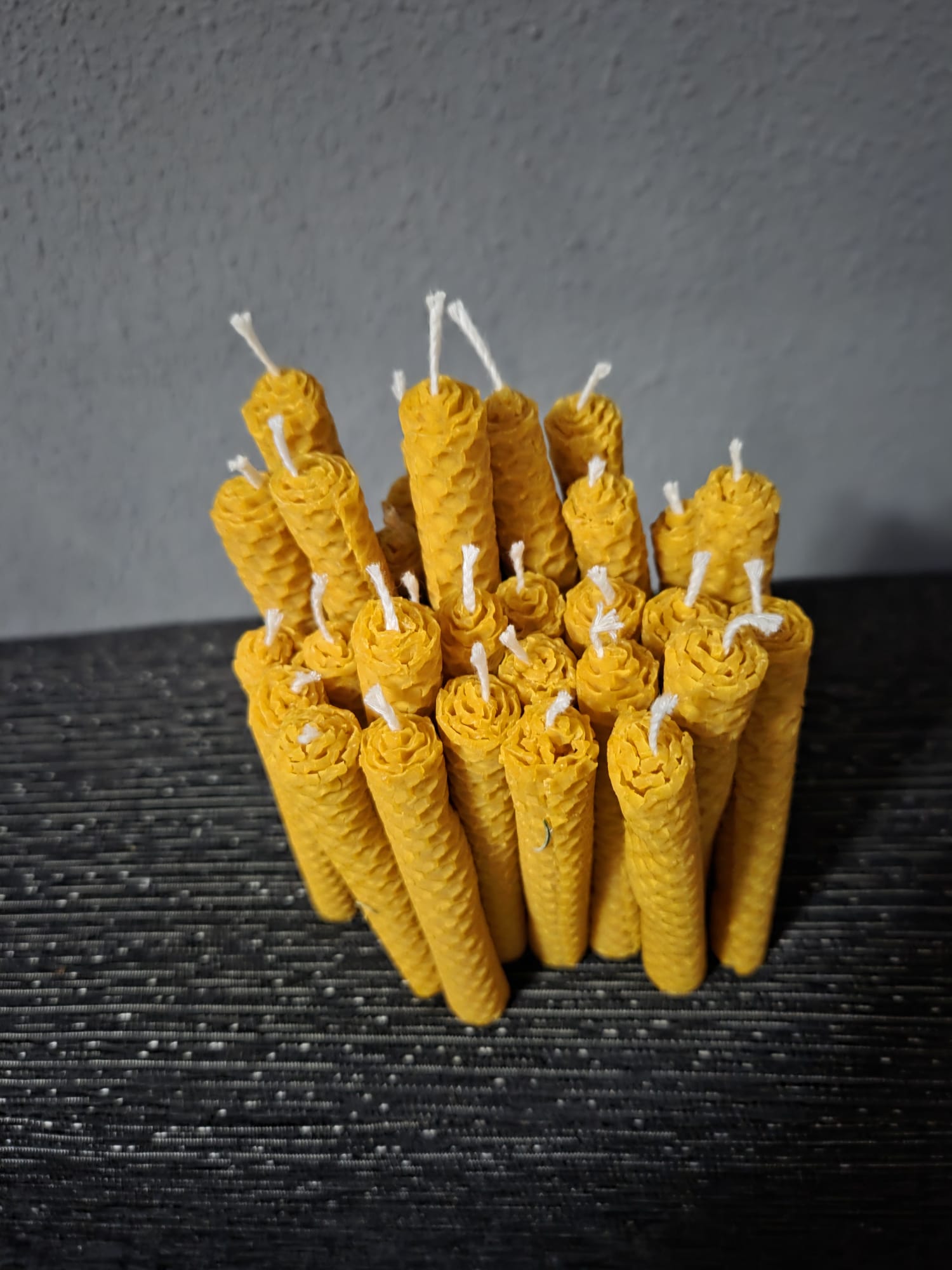 48 velas de cera natural de abejas, vela miel