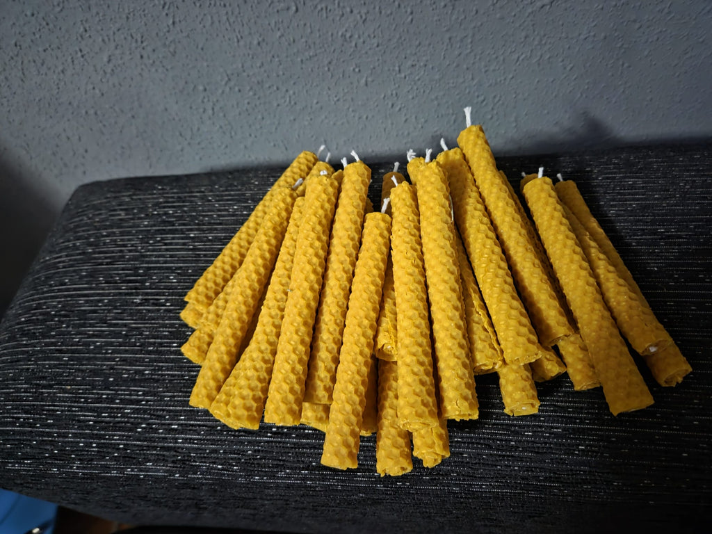 48 velas de cera natural de abejas, vela miel