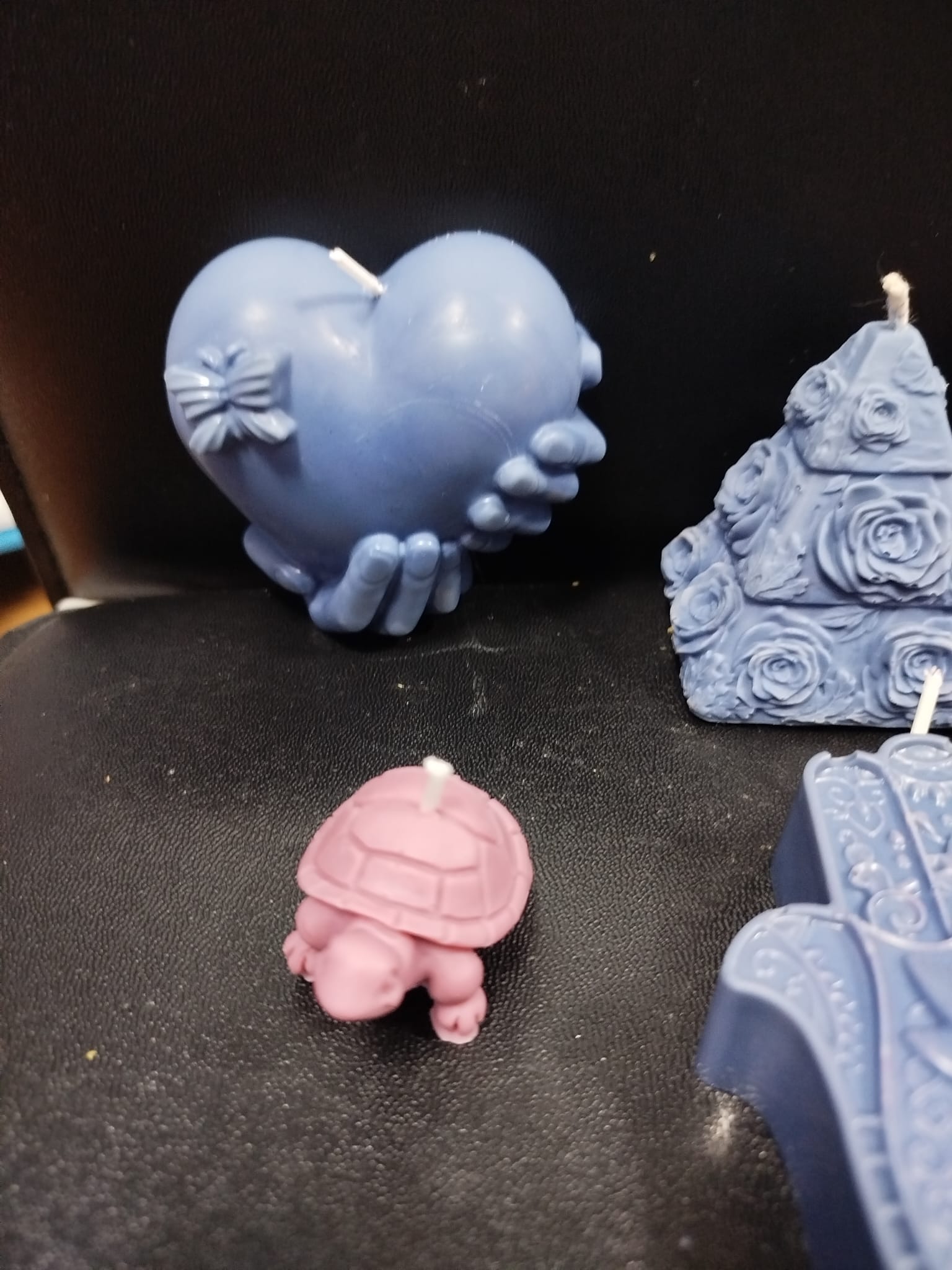 Conjunto de velas decorativas vainilla y coco