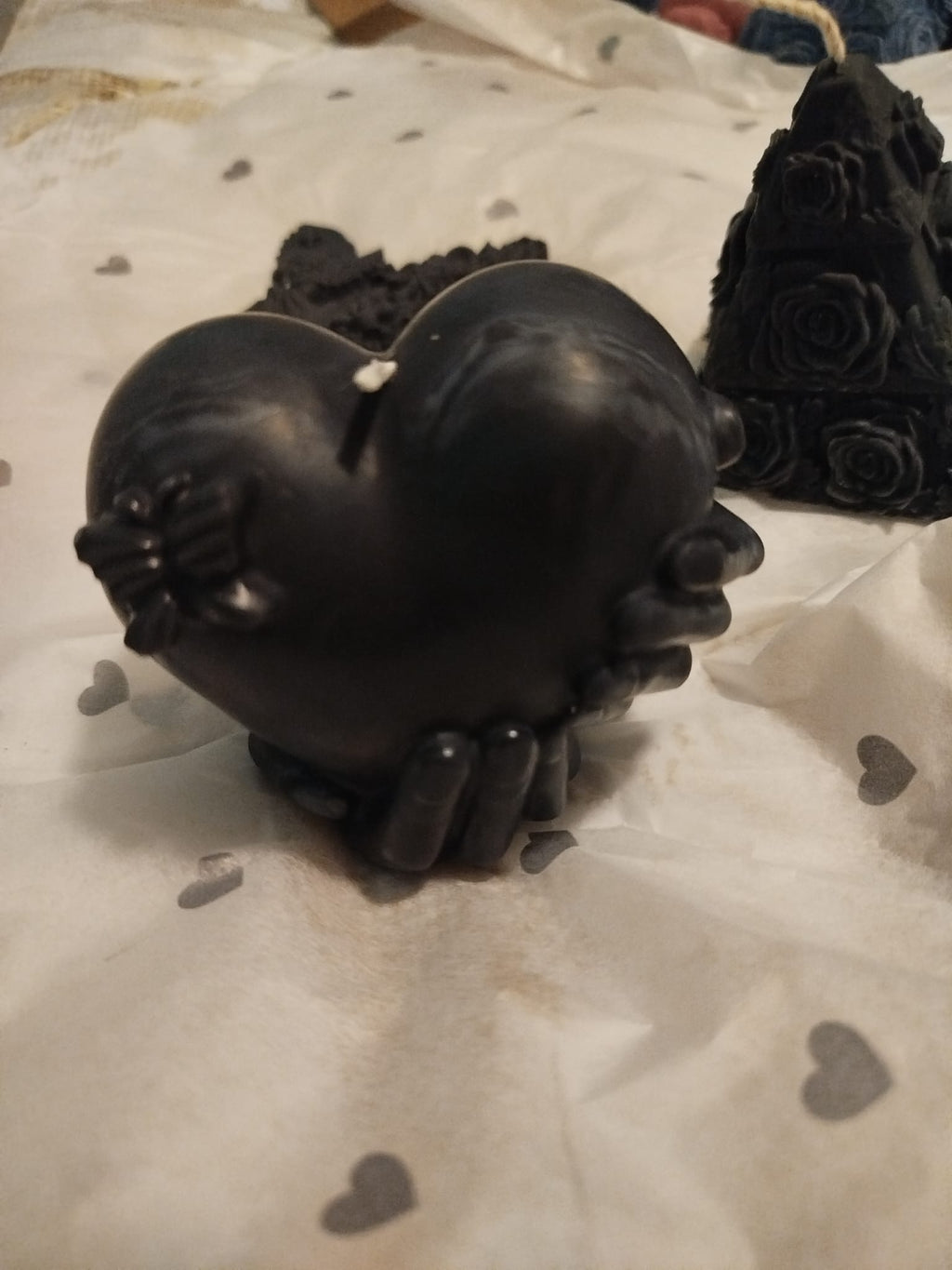 conjunto de velas decorativas de cafe